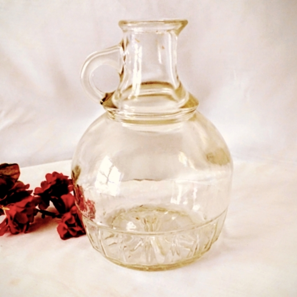 Vintage Bourbon Bottle - Glass Decanter